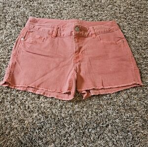 Raw Hem Denim Shorts